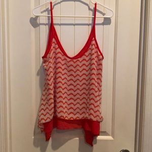 Chevron layered tank